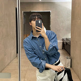 Summer spring denim shirt