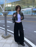 Teto Cargo Carpenter Cotton Wide Pants