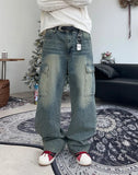 Rodep Washing Cargo Denim Pants