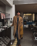 Label overfit single coat