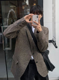 Premium Shetland Check Wool Jacket