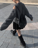 Mino banding flare mini skirt