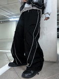 Nylon Curve Line Pants