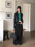 Mutin Jersey Maxi Banding Long Skirt