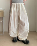 Sugder Side Color Matching Block Nylon Wide Pants