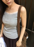 Shimori Heart Lace Sleeveless