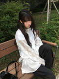 [A/M]Miran Nylon String Pintuck Wide Pants