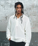 BUTTER CREAM KNIT SHIRTS