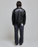 [Real Leather] Lambskin Overfit Single Jacket