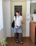 Kotali Check Balloon Layered One Piece