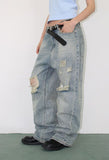 VINTAGE DESTROYED DENIM