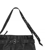 vintage eyelet belt two-way bag