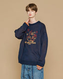 Flower Bear Graphic Sweater