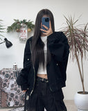Nean Washed Biker Cotton Jacket