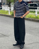 Burts Stripe Collar Knit