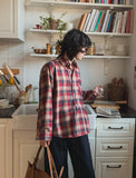 Doze loose fit check shirt