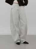 Lepro Studded Adjust Cotton Pants