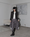 [MADE] Sae Basic Peach Fuzz Cut Collar Short Jacket