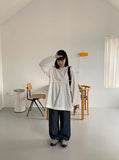 Kotsumi Pintuck Button Blouse
