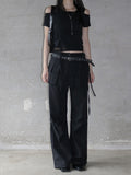 See-through cowl neck hood sleeveless