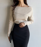 Seedall Off Shoulder Knit