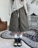 Delif cut bermuda pants