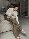 Martin cool linen two-tuck pants