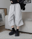 Pintuck Bermuda Jogger Pants