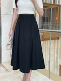 Shuena Pearl Neck Cable Short Sleeve Knit