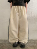 Mubas Summer Side Color Matching Wide Pants