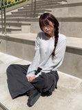 Norma Hairy Alpaca V-Neck Knit