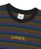 GOTHIC ARCH LOGO STRIPED LS TEE