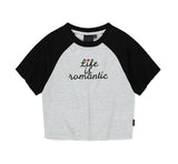 LIFE IS ROMANTIC RAGLAN TEE