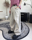 Lupen pintuck wide cotton pants