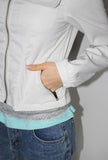 STRAP BIKER JACKET