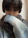 Arc Mohair Stripe Knit