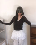 Aren Hood Wrap Long Sleeve T-Shirt