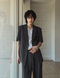 Made linen half blazer