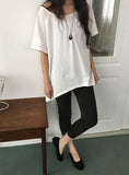 Bayo Color Stripe Banding Three Quarter Pants