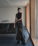 Luffy Laser Balloon Denim Pants