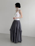 Illif Ruffle Scarf Sleeveless