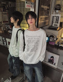 Rough See-through Layered Knit
