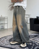 Taran Washing Balloon Denim Pants