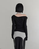 Juven Bodysuit Layered Halter Top
