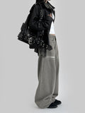 Fishbone Ash Wide Denim
