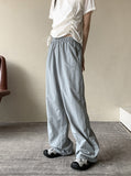 Bow Baslock Wide Long Nylon Pants