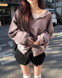 Poming Vintage Pigment Hood Zip-Up