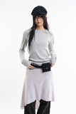 Suede pouch belt