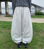 Hyugi Pintuck Adjust Banding Wide Pants