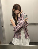 Sweetie Western Pocket Checkered Shirt